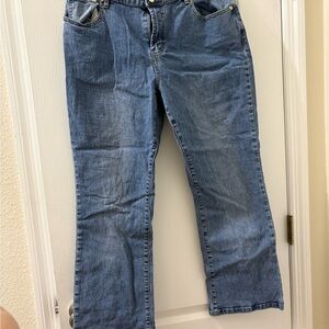 Diane Gilman Classic Straight-Leg Jeans in Medium Blue